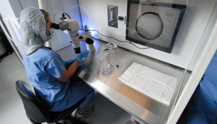 In vitro fertilization and genetic conditions.