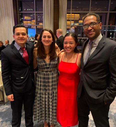 Epilepsy fellows at banquet